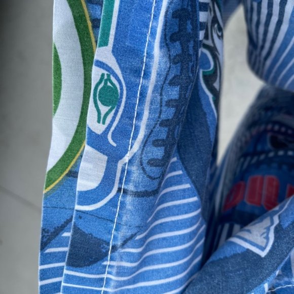 The Bibb Company Vintage NFL Logo Flat Twin Sheet - Picture 5 of 5